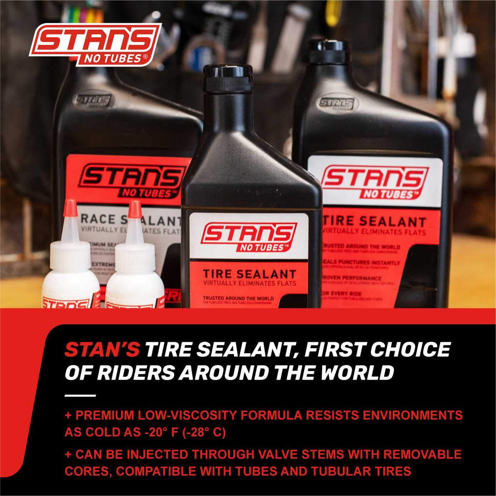 Stan's NoTubes box of 12 packaging ideal for shops and group riders