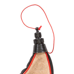 Stansport bota back displaying leather finish and rope attachment benefits