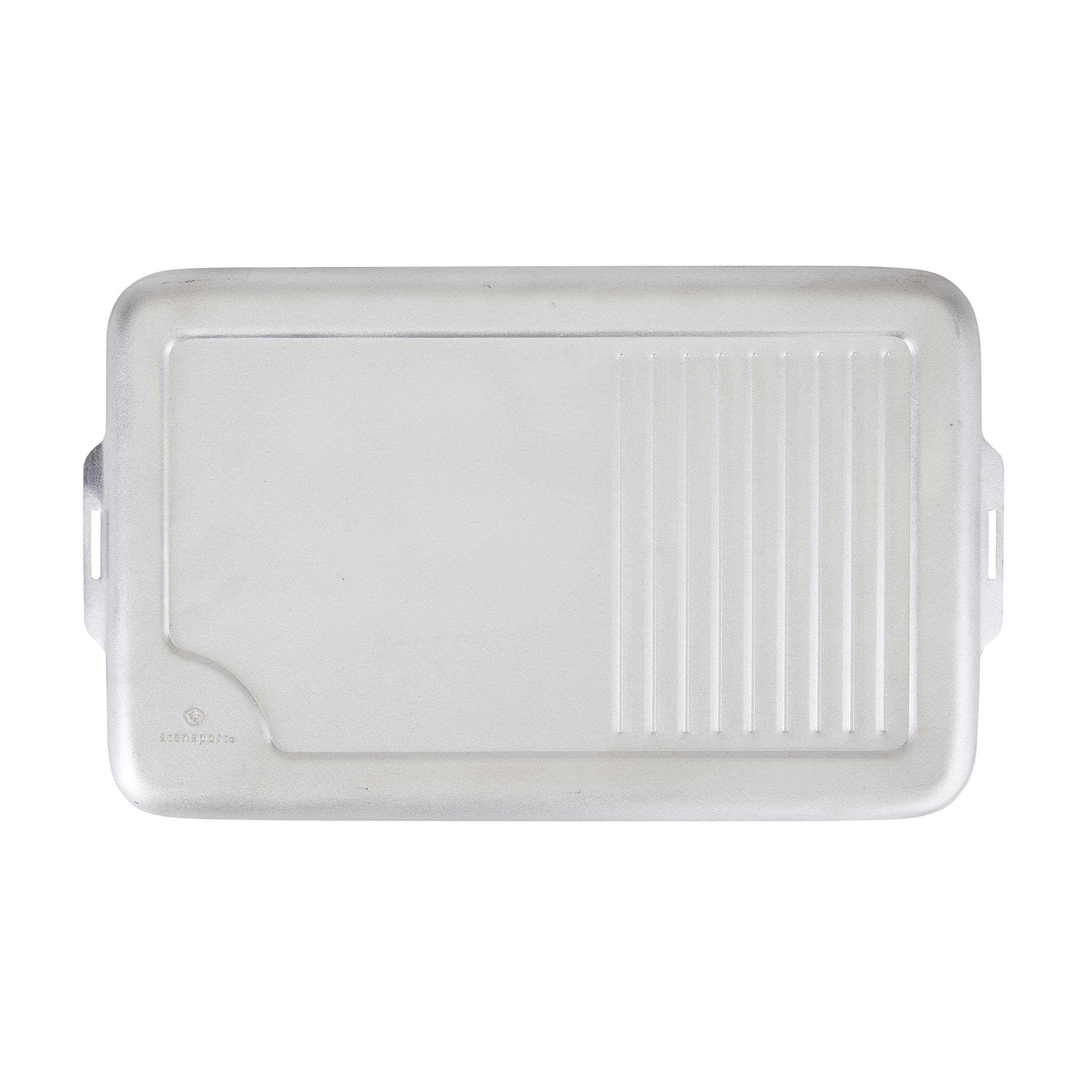 Stansport flat non-stick surface close-up demonstrating easy food release