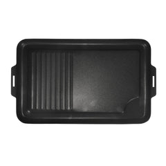 Stansport ridged section close-up draining oil for healthier grilling