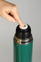 Stansport one‑touch stopper closeup showing quick pour convenience