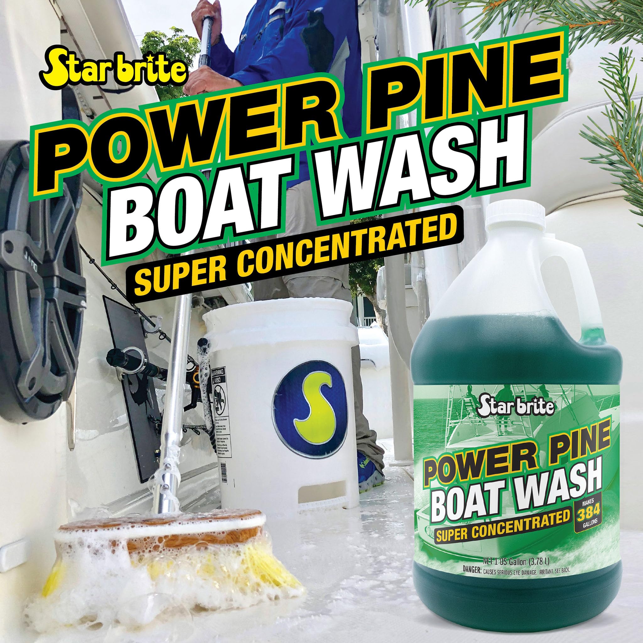 STAR BRITE boat cabin scene illustrating deodorized, refreshed interior