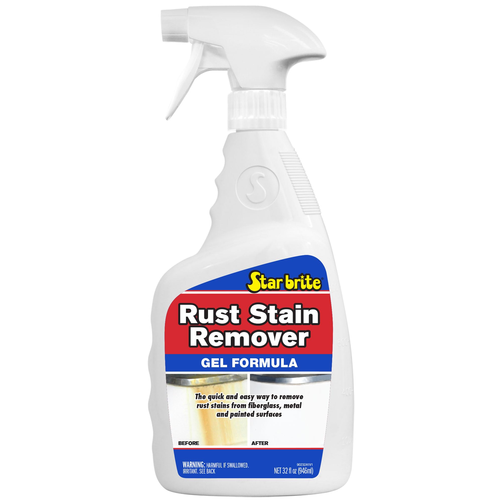 STAR BRITE front spray bottle showing label and nozzle for easy application and control