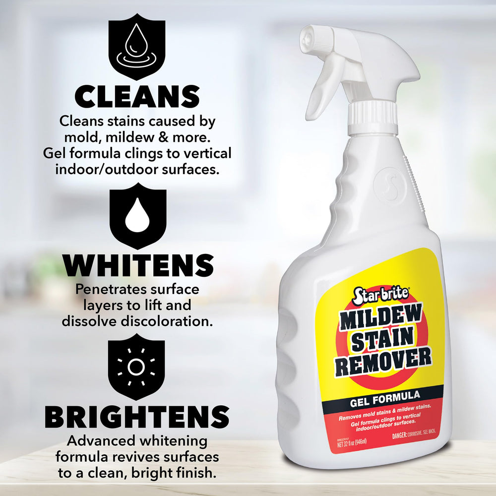STAR BRITE gel applied to small fabric test spot showing safe colorfastness check benefit