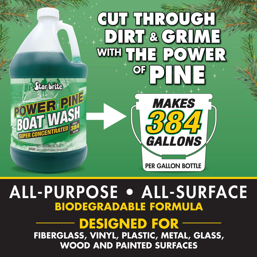 STAR BRITE pine foam close-up demonstrating active cleaning action