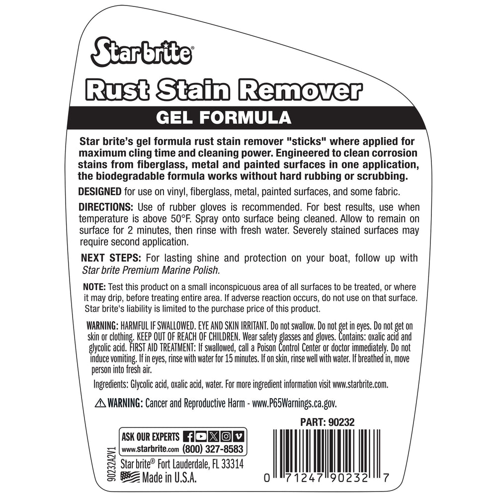 STAR BRITE gel texture close-up demonstrating thick clingy formula for longer contact