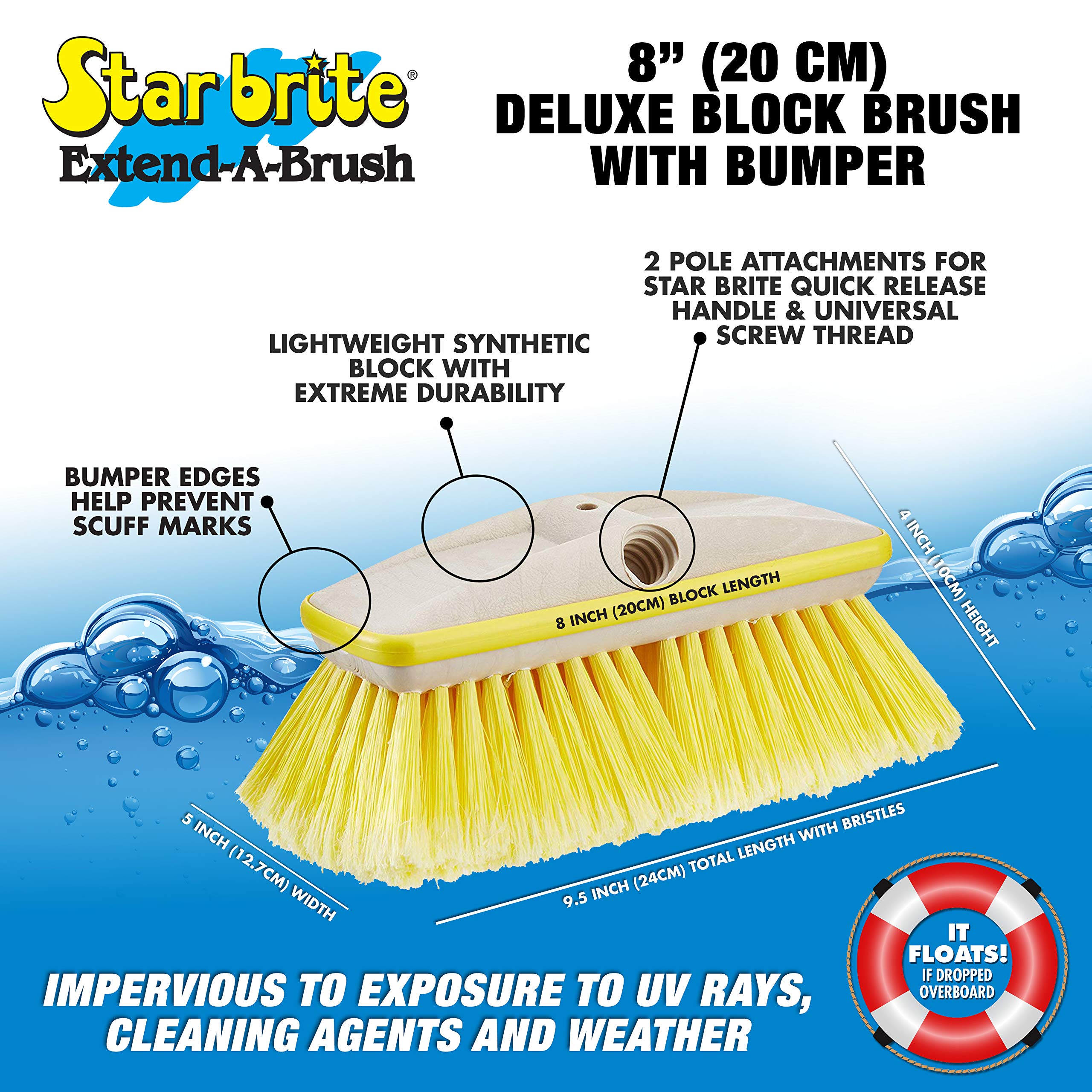 STAR BRITE rubber bumper detail protecting boat finish from scuffs