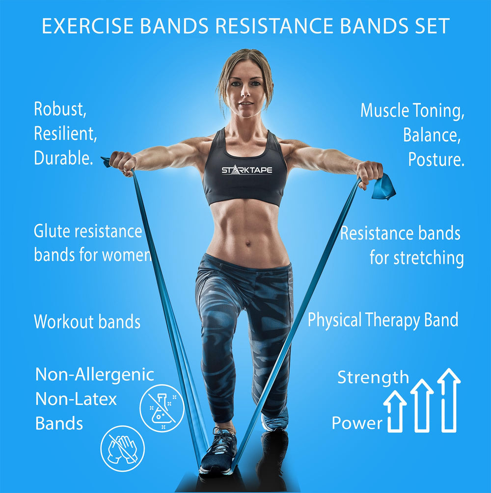 Starktape bands neatly packed in pouch for portability and easy storage