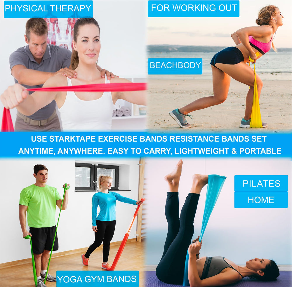 Starktape in lifestyle outdoor workout demonstrating travel-friendly training