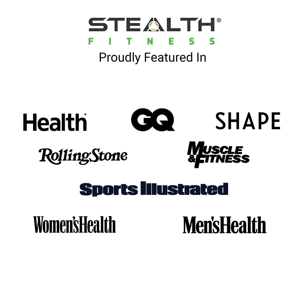 Mobile phone screen with Stealth Fitness app gameplay and leaderboard for motivating progress tracking
