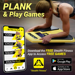Stealth Fitness close-up of phone placement and secure mounting for accurate motion tracking