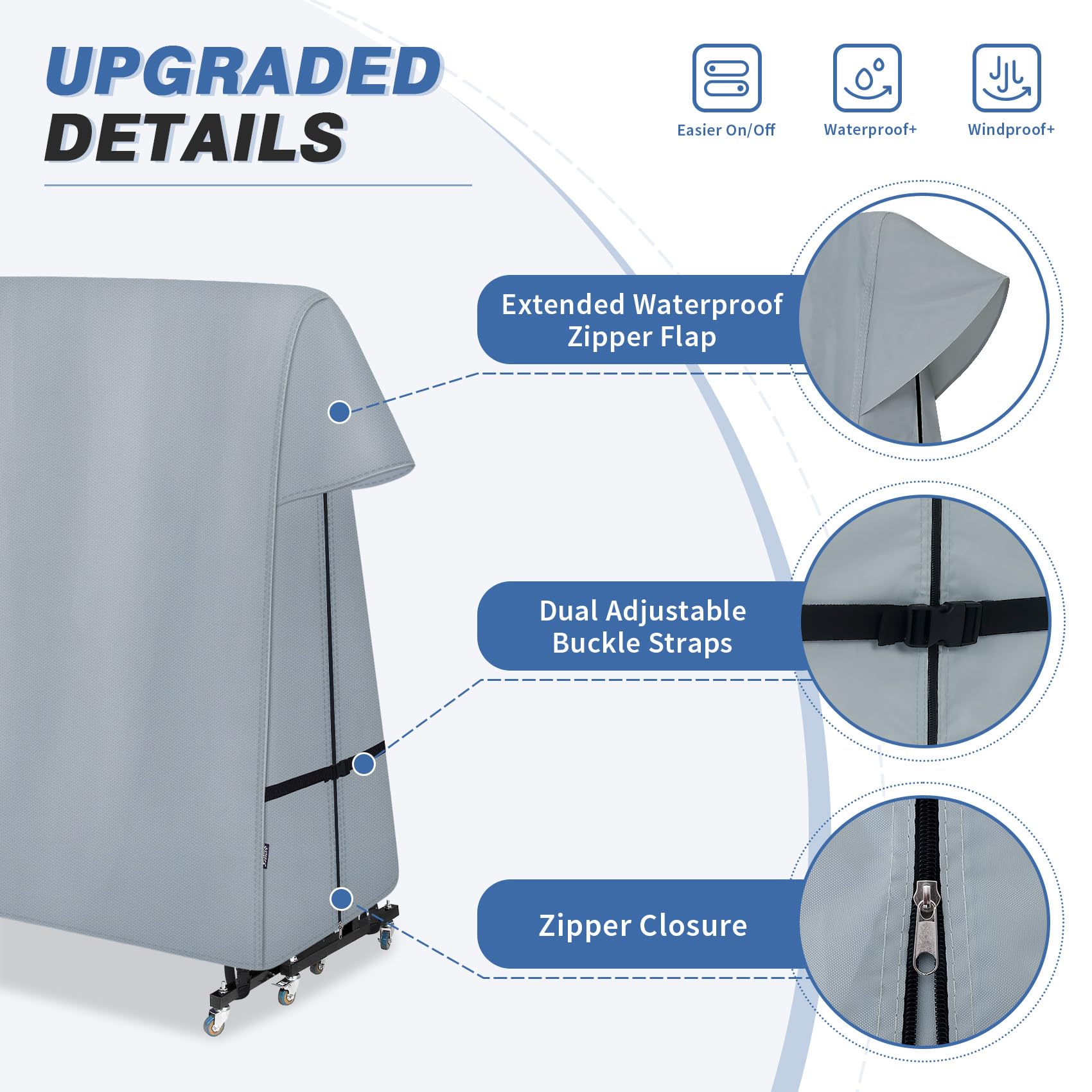 STEECA 600D fabric close-up showing texture and PU coating for durability
