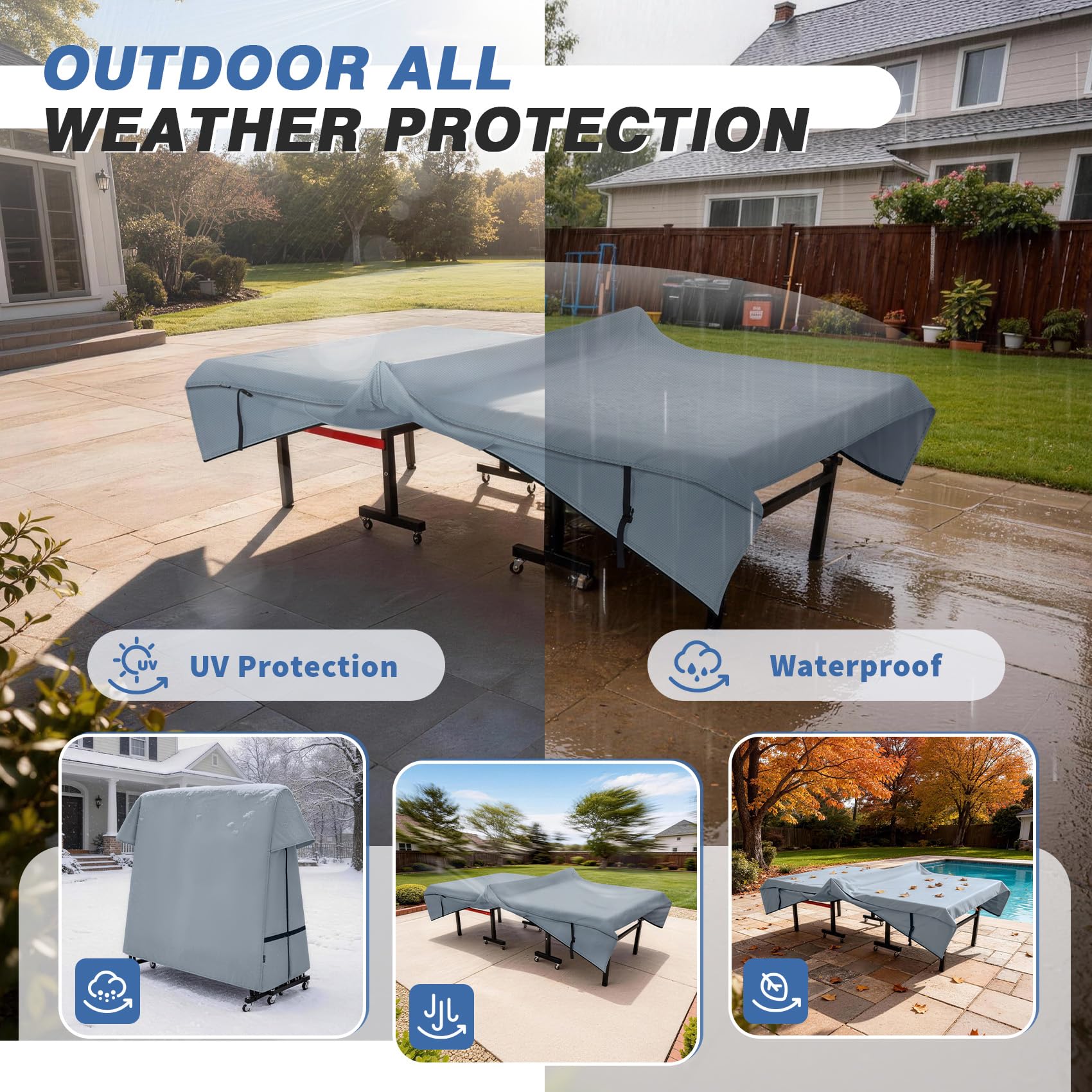 STEECA cover folded and packed for storage demonstrating compact space-saving benefit