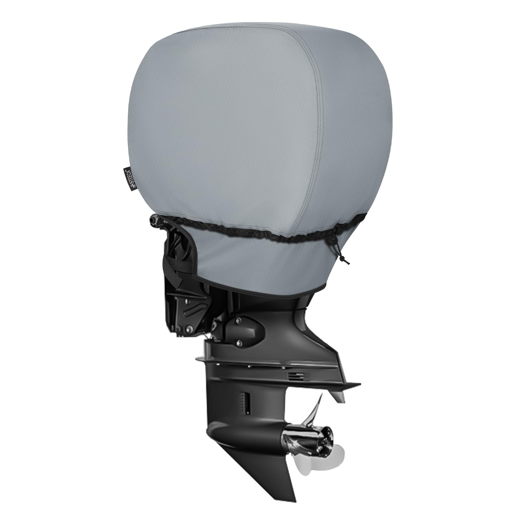 STEECA cover front view showing full cowling protection and weather barrier