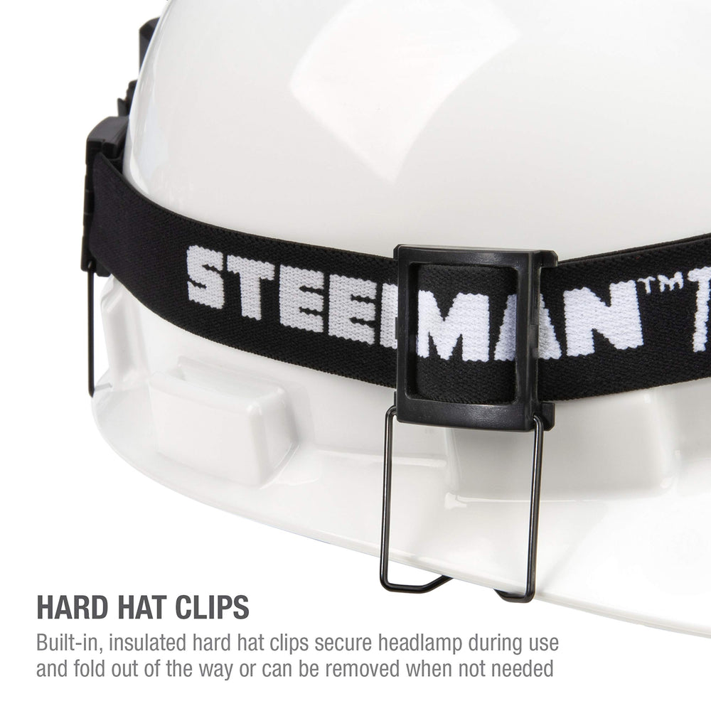 Steelman Pro beam projecting distance to 20 meters for long-range visibility