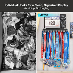 Stekja bib sleeves and holder displaying protected race numbers for easy viewing