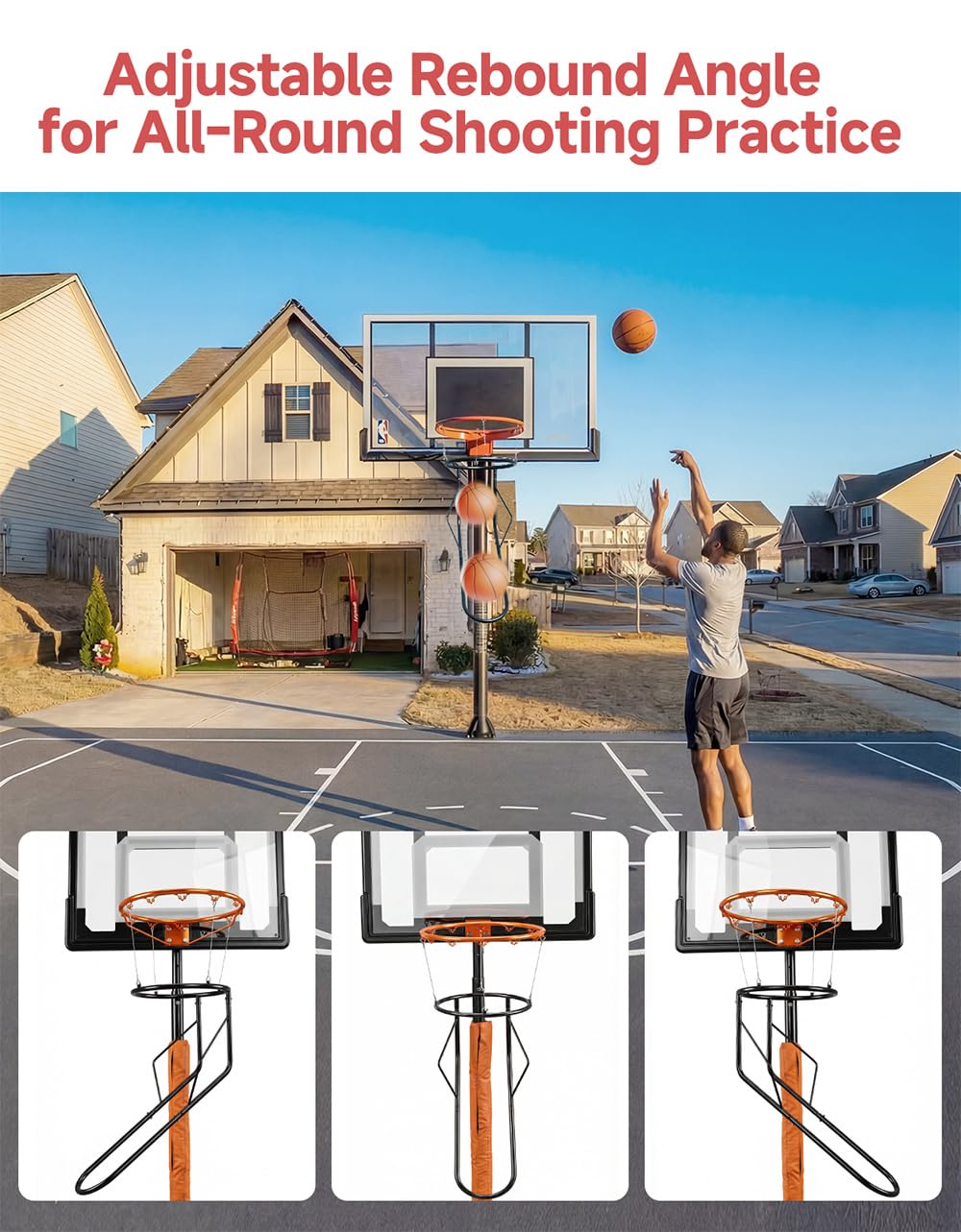 STELTUX mounted on outdoor court demonstrating durable training use