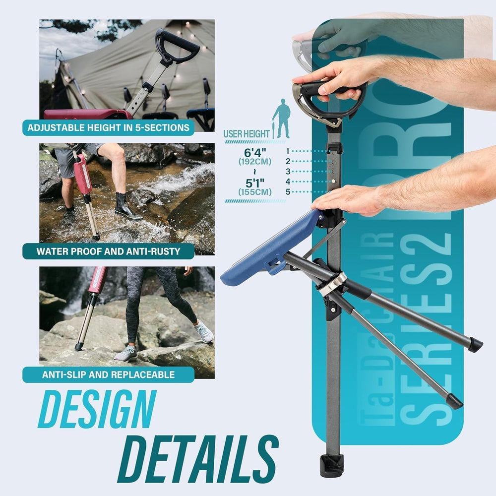 STEP2GOLD ergonomic handle detail with textured grip for reduced hand strain
