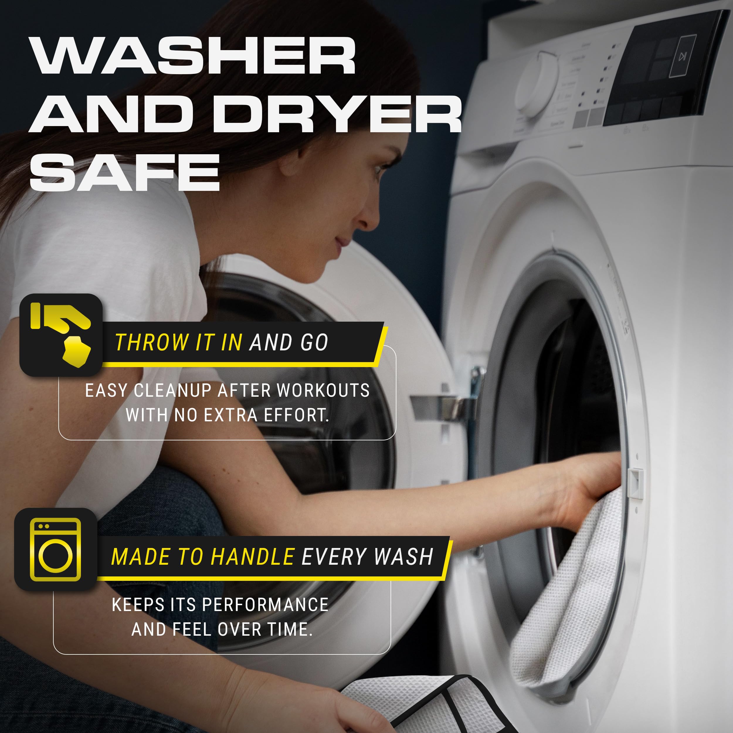 STICKIT user wiping equipment to keep surfaces clean and dry