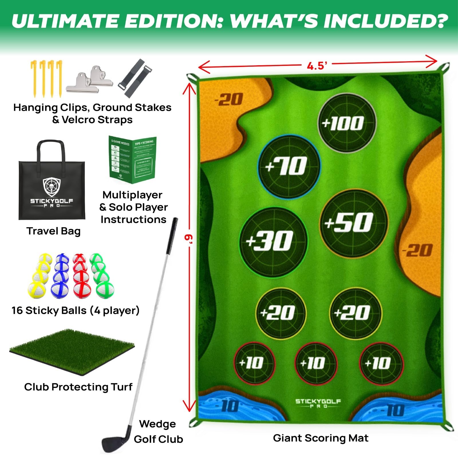 StickyGolf Pro family multiplayer action showing group fun and skill-building