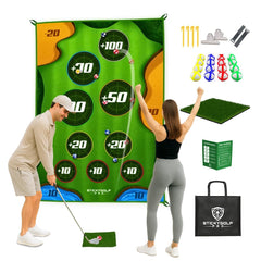 StickyGolf Pro front packaging showing kit contents and benefits