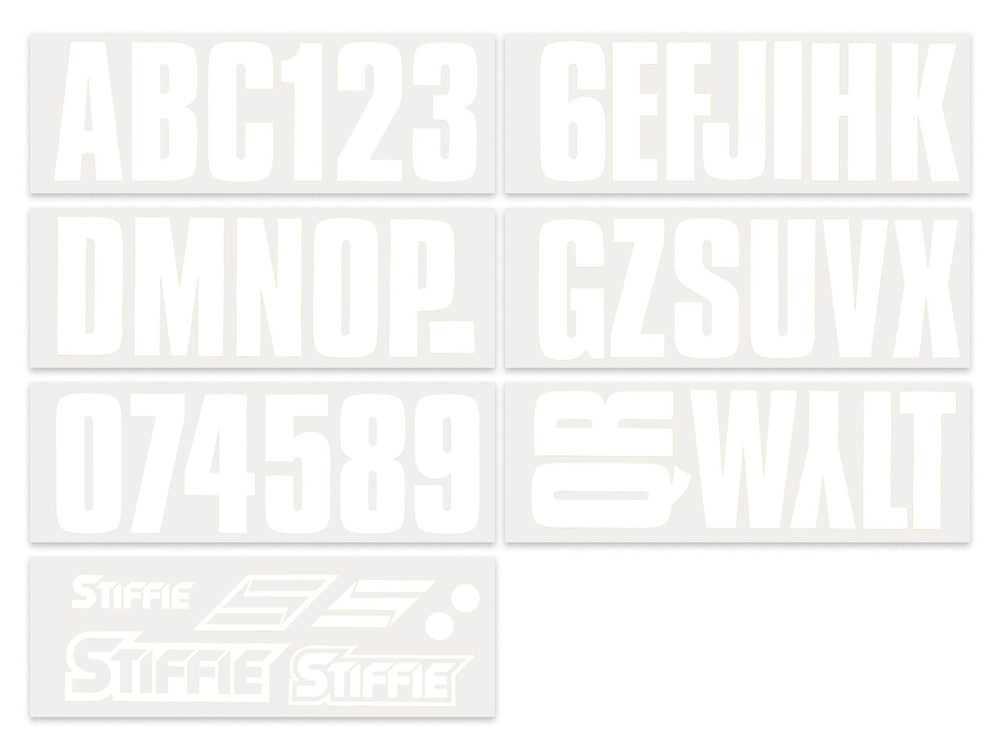 STIFFIE decals applied on boat hull demonstrating clear visibility