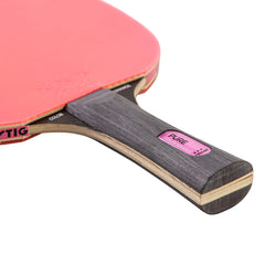 STIGA Pure Color Advance side blade profile showing 5-ply construction for faster rebounds