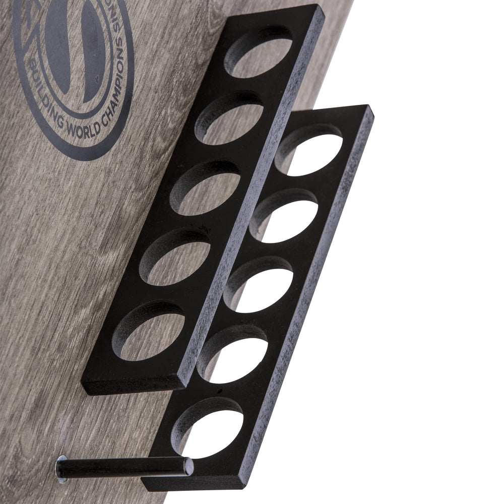 STIGA light brown finish texture emphasizing durable, stylish appearance