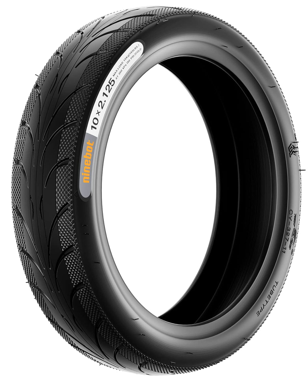 stio outer tire front profile showing tread for stronger grip