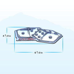 Stompgrip Dice close-up of 3D texture demonstrating enhanced traction