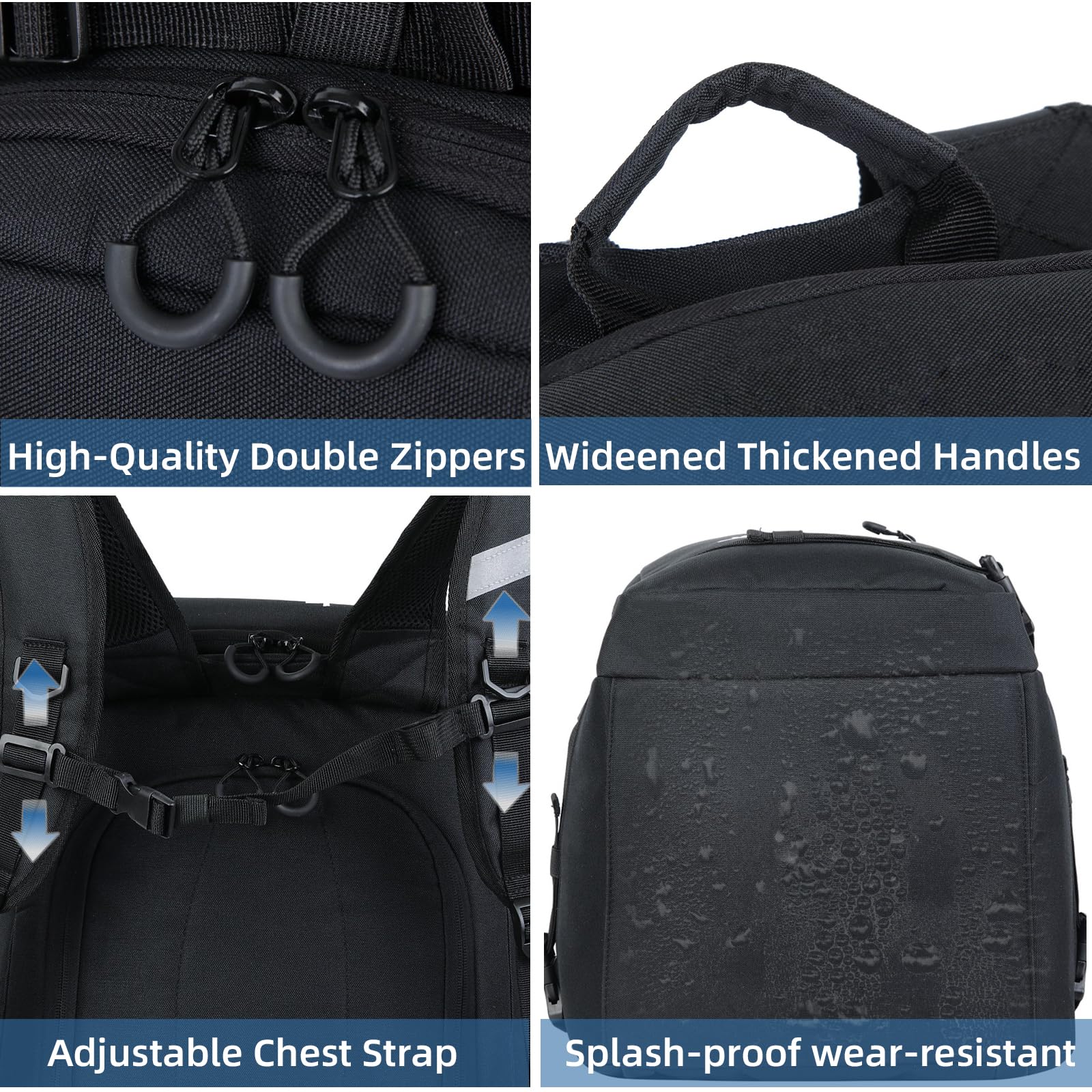 StorForge front pocket showing goggles and gloves for quick access to essentials