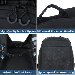 StorForge front pocket showing goggles and gloves for quick access to essentials