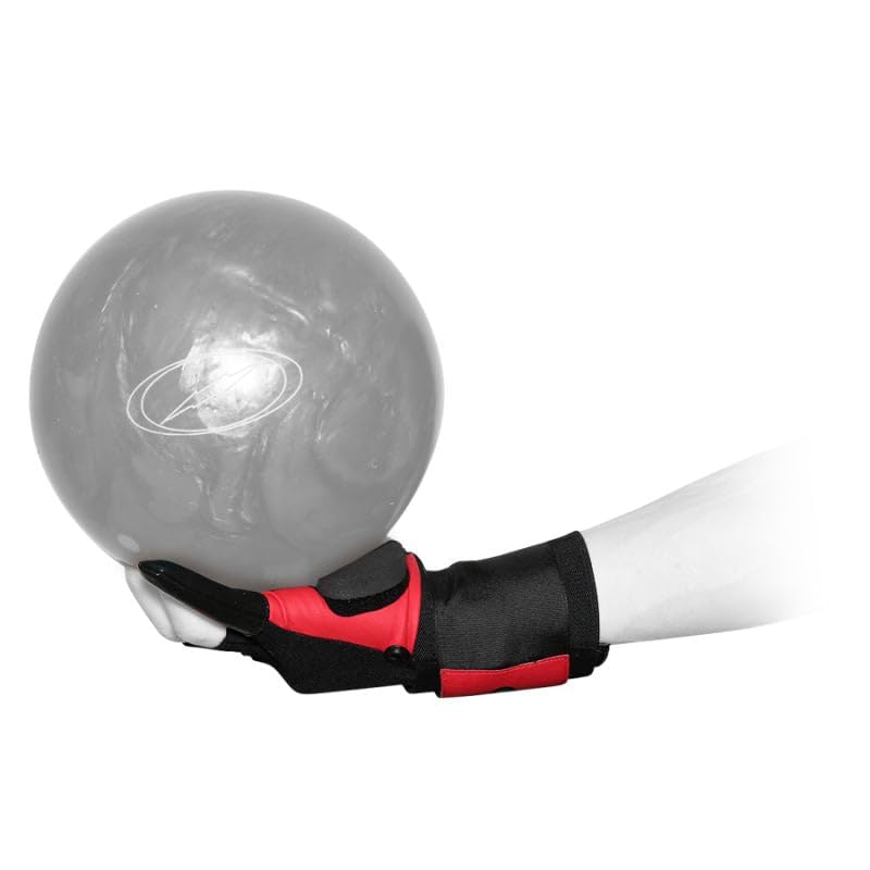 Storm glove with metal support bar removed illustrating adjustable wrist lock benefits