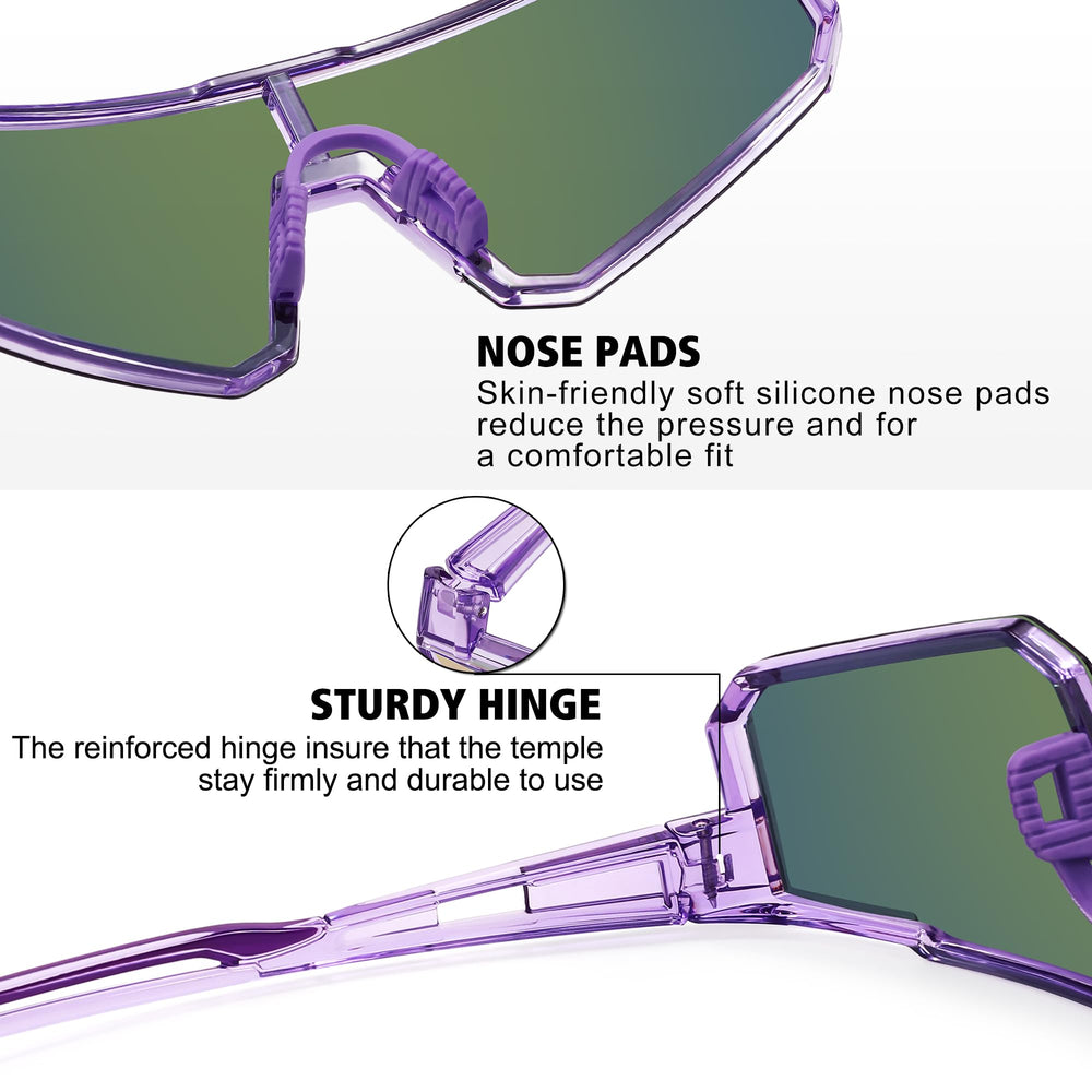 STORYCOAST worn by cyclist demonstrating secure fit and improved contrast