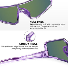 STORYCOAST worn by cyclist demonstrating secure fit and improved contrast