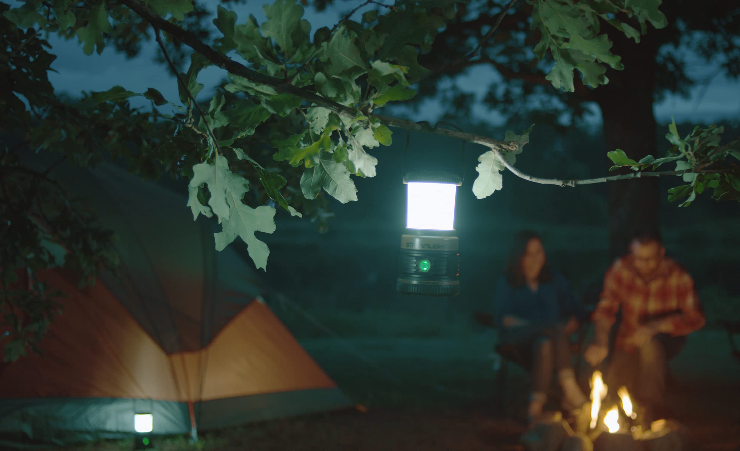 Streamlight Siege AA floating on water to highlight the lantern's buoyant safety benefit
