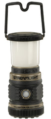 Streamlight Siege AA lit at a campsite demonstrating broad area light for outdoor activities