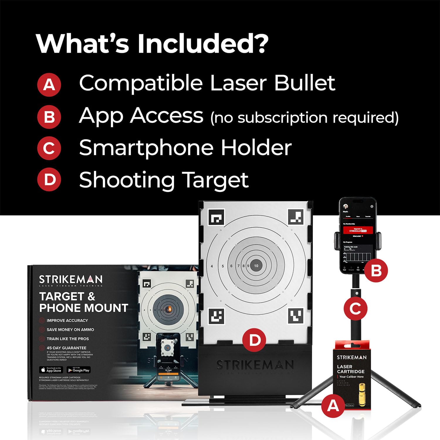 Strikeman laser cartridge close-up emphasizing precision and reliability