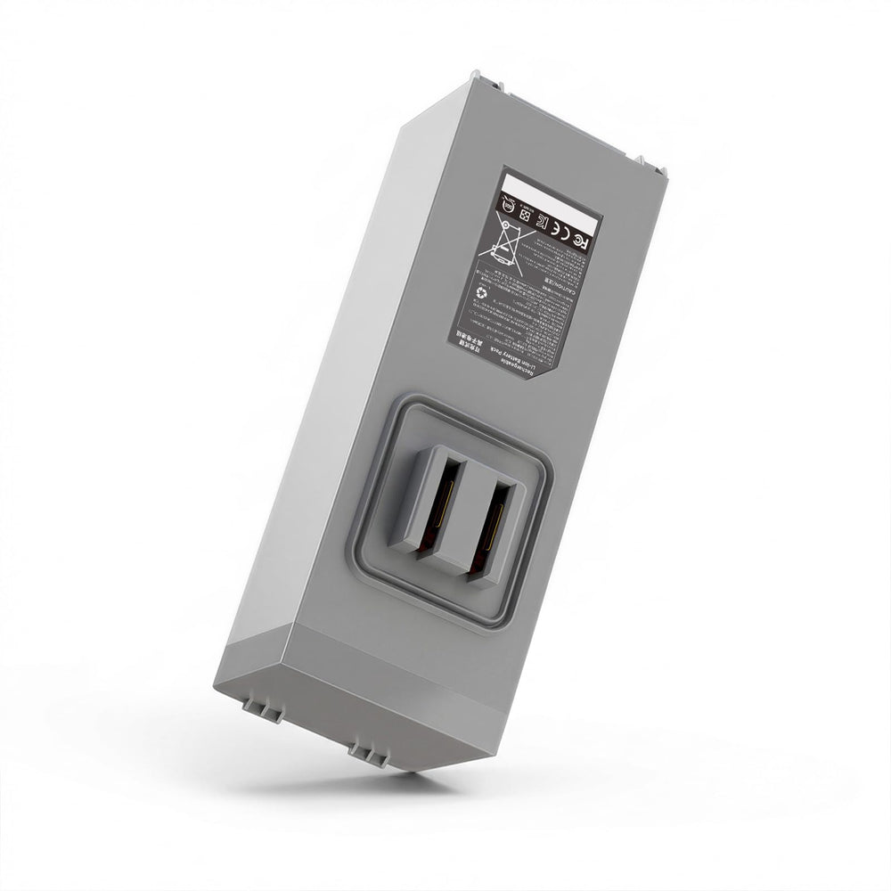 sublue battery next to a water bottle showing travel-friendly size benefit