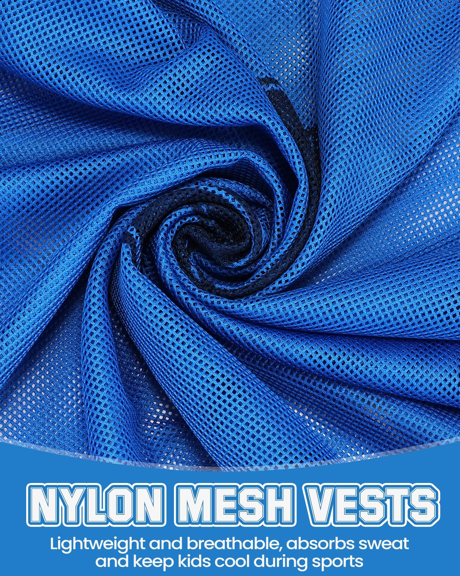 Suhine numbered print detail on vest showing clear digits for easy player identification