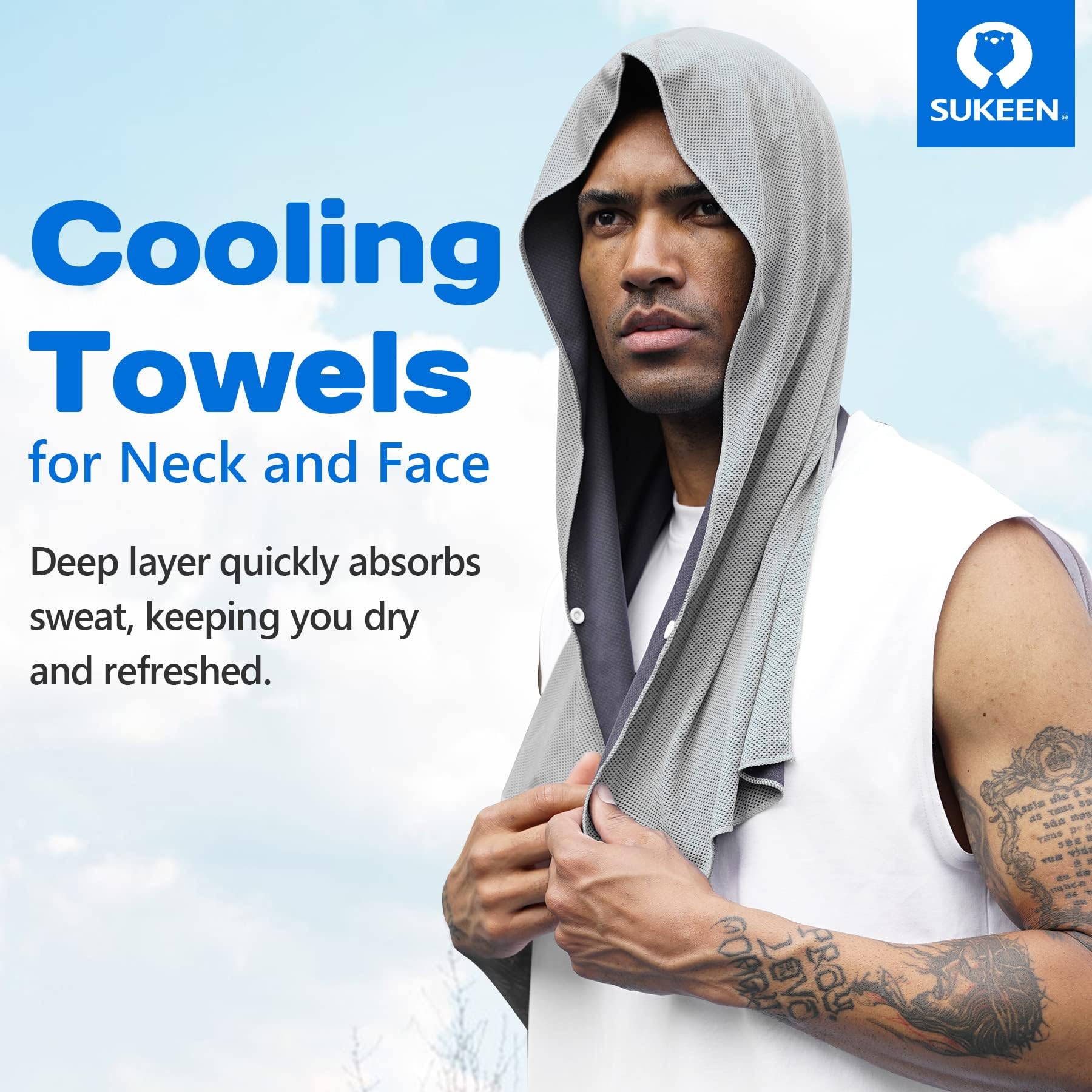 Sukeen fabric texture close-up revealing breathable, moisture-wicking weave for comfort