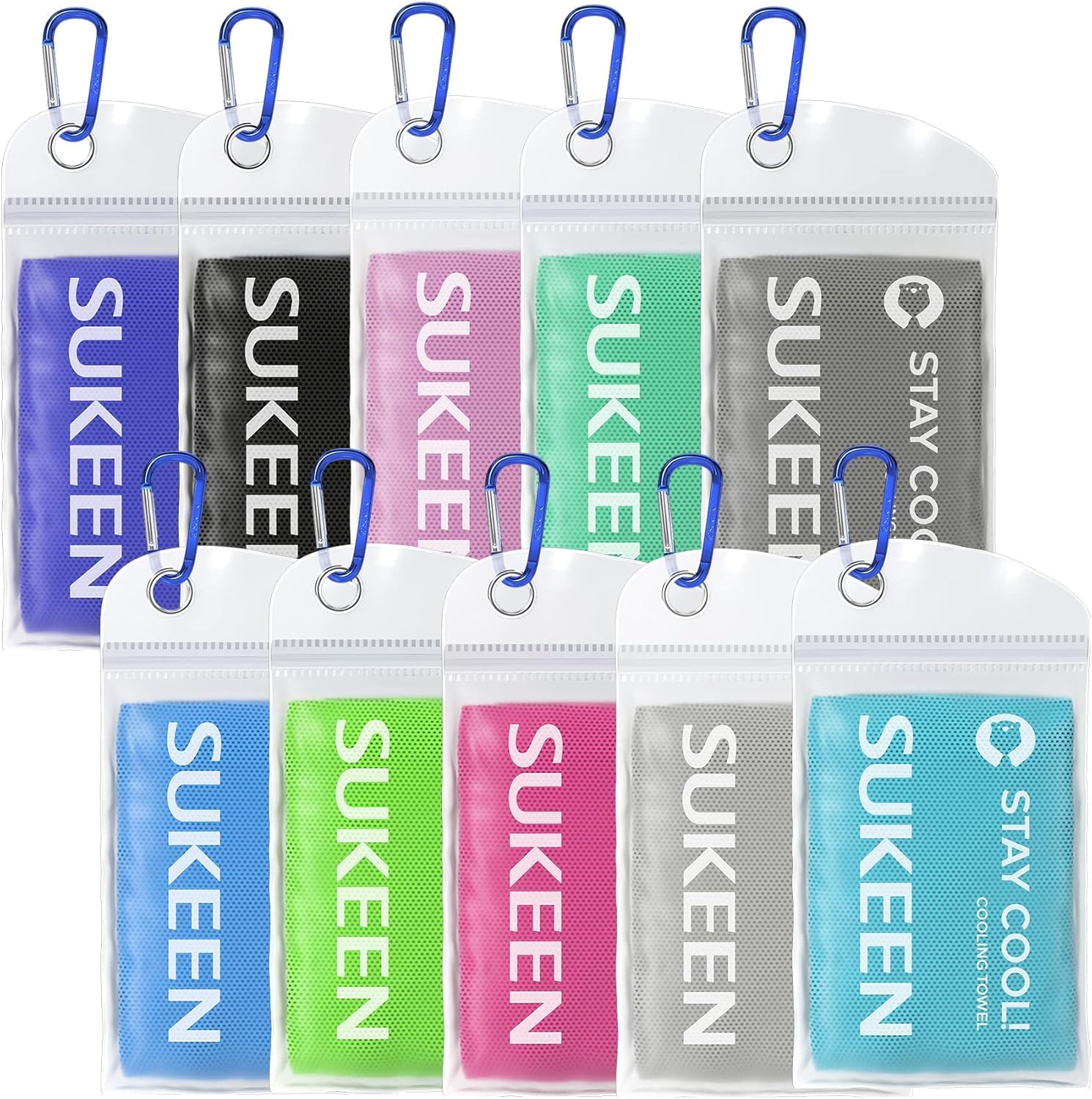 Sukeen front packaging showing 10-pack and product size for easy selection