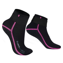Summshall front view low-cut wetsuit sock showing profile and fit benefit warmth