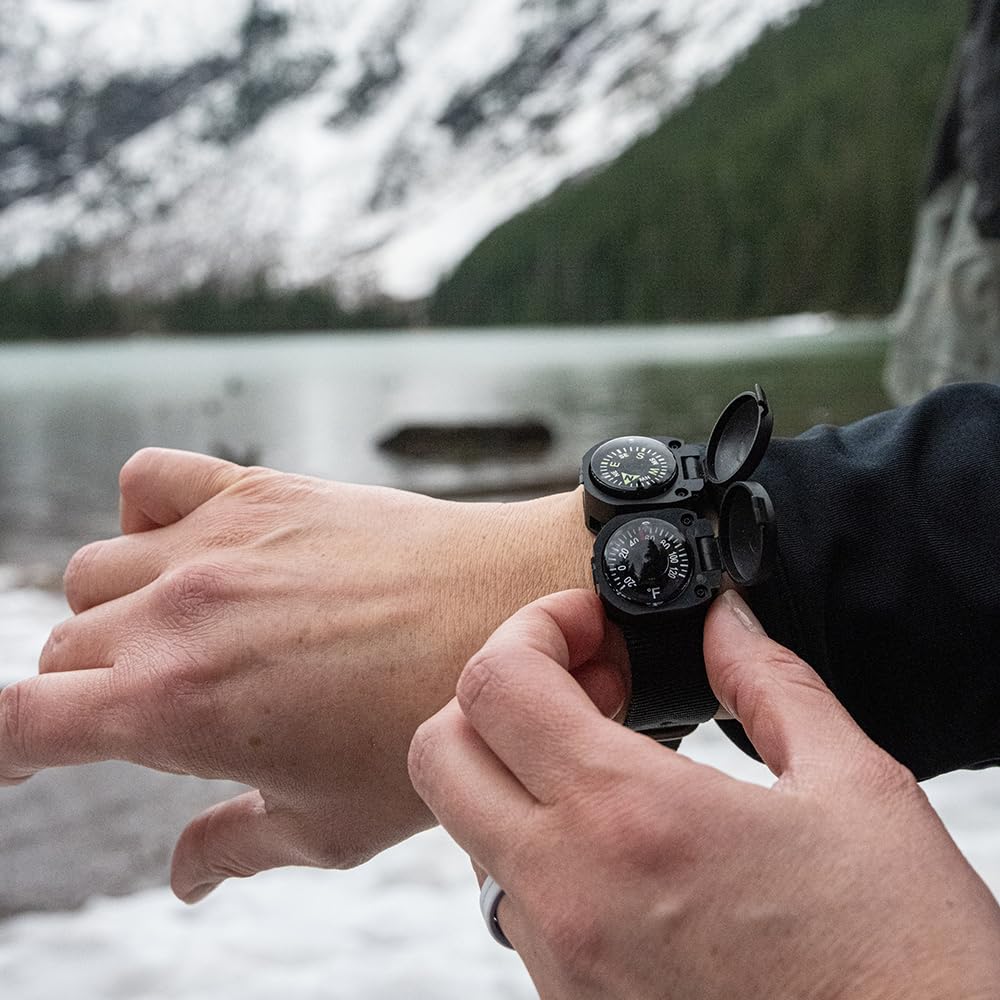 Sun Company ArmArmour 3 worn on wrist in outdoor setting for secure hands-free use
