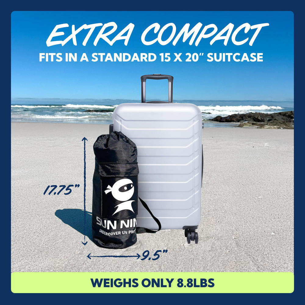 SUN NINJA interior showing ventilation and cooler, comfortable shade