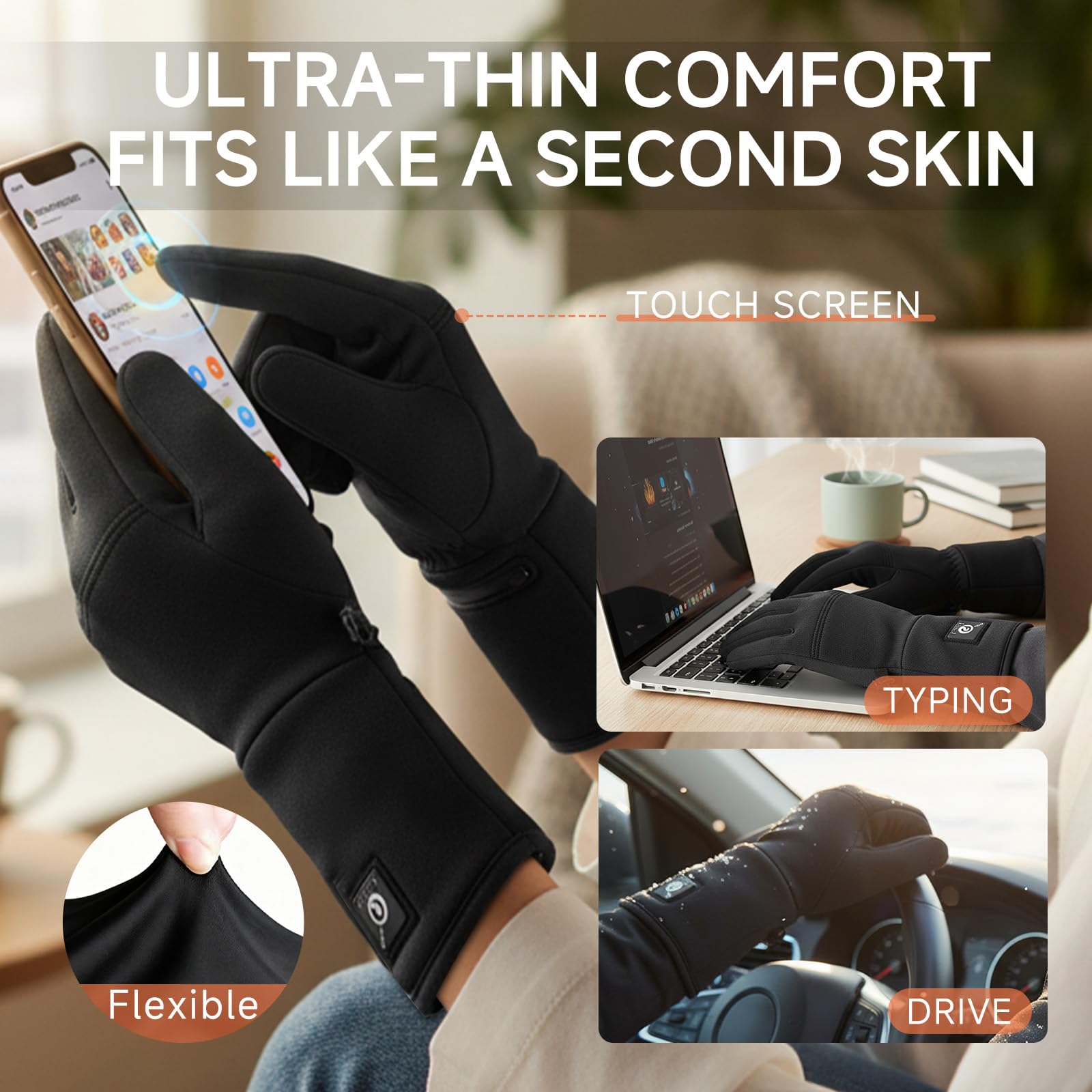 Sun Will touchscreen fingertip detail enabling phone use without removing gloves