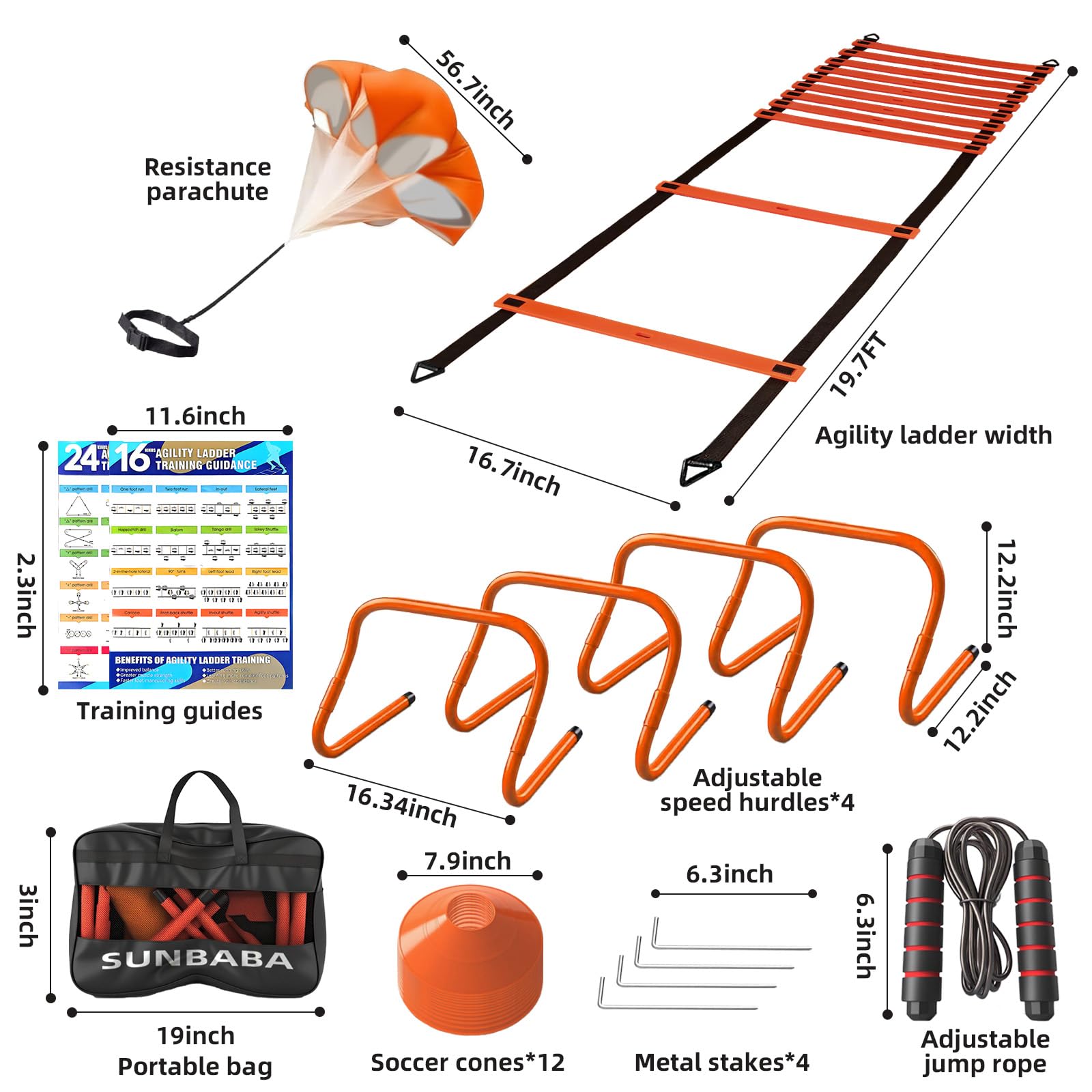 Sunbaba storage bag packed and carried for easy transport to practice