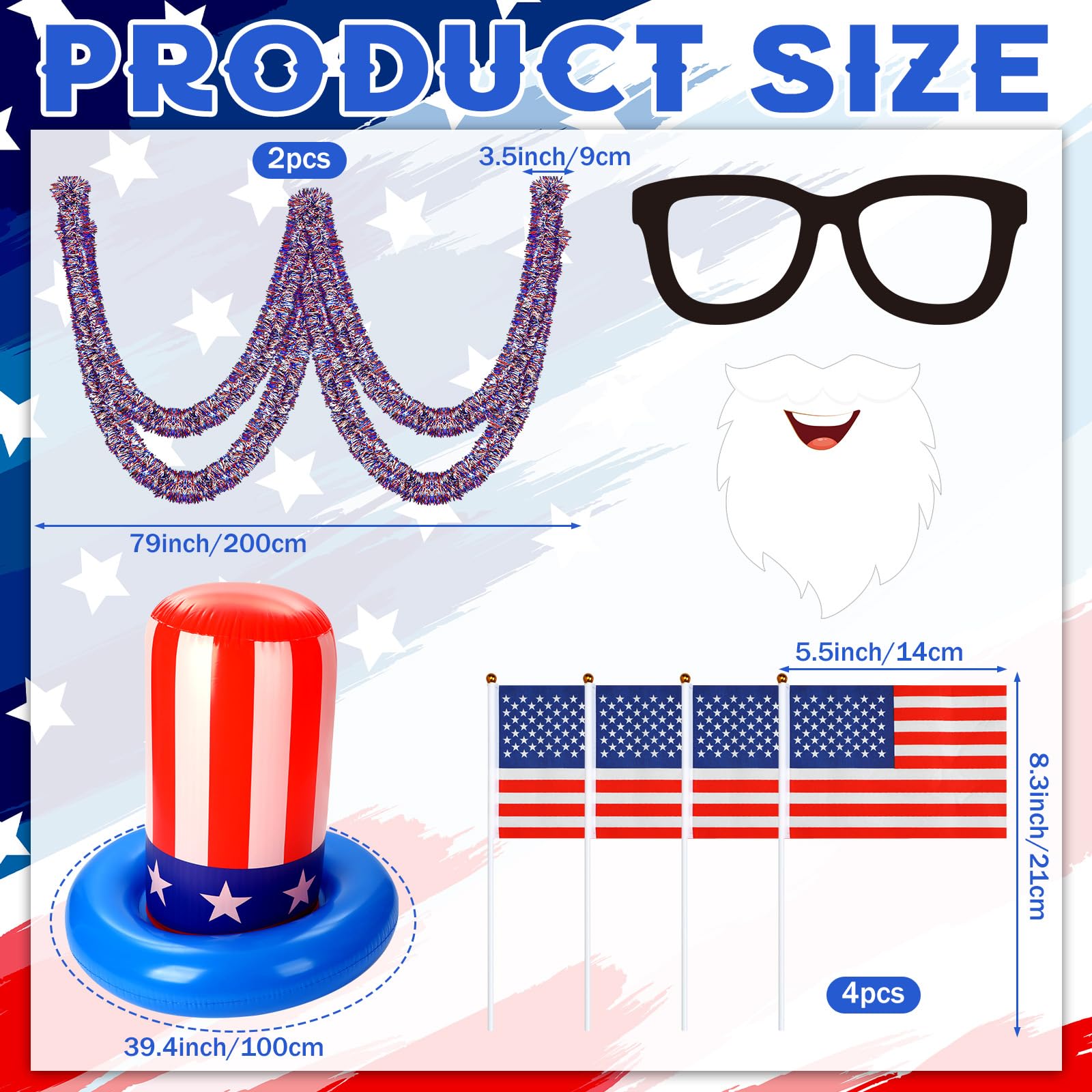 Suncalla American flag close-up with pole highlights durable fabric for waving
