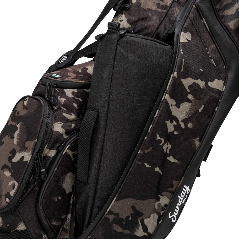 Sunday Golf Big Frosty coated fabric texture closeup highlighting durability