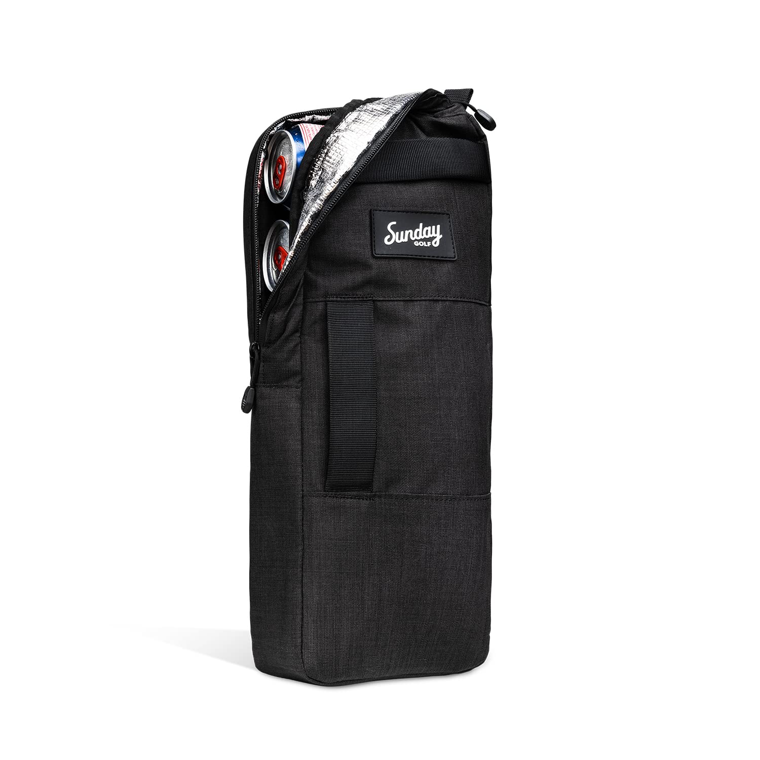 Sunday Golf Big Frosty inserted in a golf bag demonstrating discrete fit benefit